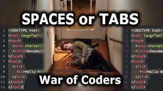 Spaces or Tabs Silicon Valley Holy War of Coders 😄 [upl. by Newra]