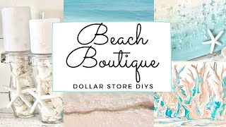 🏝DIY Beach DecorDollar Store DIYs [upl. by Ymled]