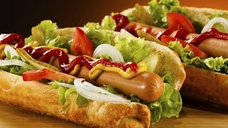 Receta para preparar hot dog al mojo de ajo  Cocinemos juntos [upl. by Rehtae]