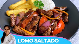 🇵🇪 LOMO SALTADO PERUANO  RECETA DELICIOSA Y SUPER JUGOSA [upl. by Mays]