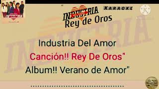 Industria Del Amor Rey De Oros Karaoke [upl. by Alfonso630]