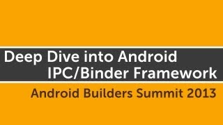 Deep Dive into Android IPCBinder Framework [upl. by Stanly]