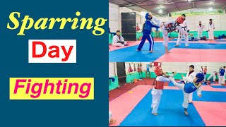 Sparring Day Inside Training Hal 2022  Chandragiri Taekwondo Dojang [upl. by Lienaj]