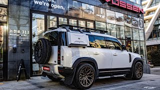 랜드로버 디펜더 가장 큰 변화  보센휠 22인치 Land Rover Defender VOSSEN Wheels HF2 Satin Bronze [upl. by Durkee]