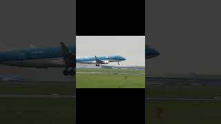 An Embraer E175STD landing at Amsterdam Schiphol Airport embraer fypシ゚viral fyp schiphol [upl. by Aitnas540]