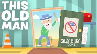 This Old Man There Was An Old Lady Who Swallowed a Fly  Silly Billy Toons  Silly songs for kids [upl. by Torr]