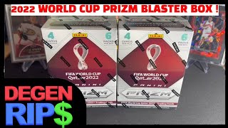 Great Product 2022 Prizm World Cup Qatar Soccer Blaster Box Review [upl. by Astiram133]