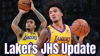 Lakers Jalen Hood Schifino Update [upl. by Crescentia]