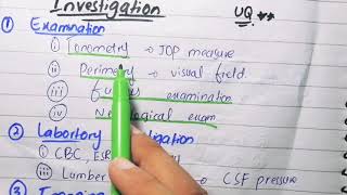 Papilloedema  Investigations and Treatment Part 4 [upl. by Neeli783]