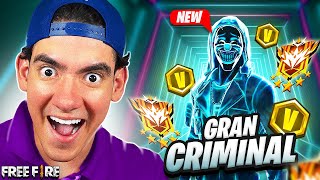 CONSIGO EL NUEVO CRIMINAL MAS EXCLUSIVO DE TODO FREE FIRE  gran criminal espectro  TheDonato [upl. by Koziarz811]