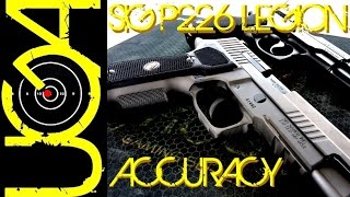 Sig Legion P226  Accuracy Awesome  Range Review  by UGA [upl. by Eiznikcm]