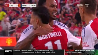 MARTINELLI GOAL  ARSENAL VS MANCHESTER UNITED [upl. by Cortie]