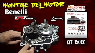 Benelli TNT 125  Armamos el motor de la Benelli TNT 125  KIT 150cc de Aliexpress 🤭  3 [upl. by Siram]