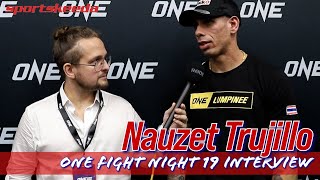 Nauzet Trujillo ONE Fight Night 19 post fight interview [upl. by Meda]