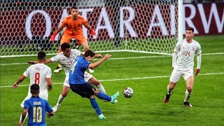 Chiesa Goal vs Spain  Euro 2020 [upl. by Kalikow911]