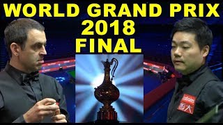 OSullivan v Ding 2018 FINAL World Grand Prix Snooker [upl. by Trakas548]