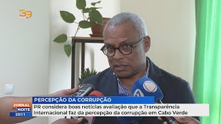 PR considera boas notícias avaliação que a Transparência Internacional faz da corrupção em CV [upl. by Nodal]