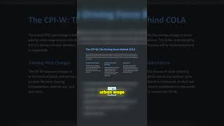 Unlock the Secrets of Your Benefits Understanding CPIW and COLA [upl. by Faythe810]