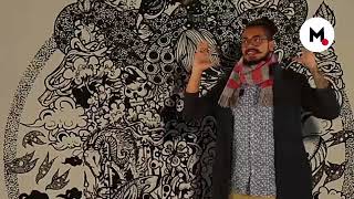 Interview NDTV Mojarto Explaining the Award winning doodle art Inclusion [upl. by Ybur]