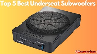 TOP 5 BEST UNDERSEAT SUBWOOFERS 2023 Experience Deep Bass on the Go [upl. by Idnak]