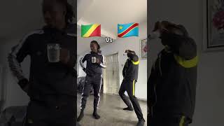 Défi entre les deux CONGO 🇨🇩🇨🇬 abonne football concert but worldcup africa humour [upl. by Aonehc]