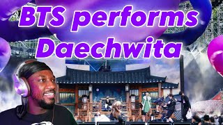 BTS방탄소년단 Daechwita Live 2021 REACTION [upl. by Dola]