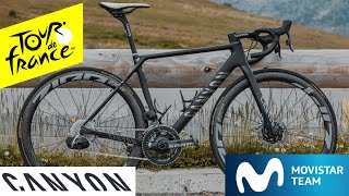 Tour de France 2020  The bike of the day 16  Canyon Ultimate CFR 2021  Team Movistar [upl. by Nicolella]