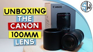 Unboxing Canon EF 100mm f28 L IS USM macro lens [upl. by Analos]