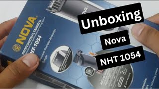 Unboxing Of Nova Trimmer NHT1054  Nova Trimmer Unboxing [upl. by Adlai977]