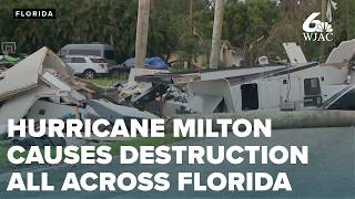 Hurricane Milton causes flooding and damage all across Florida [upl. by Valeta]