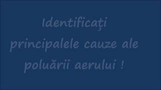 Videoclip educațional  Poluarea apei  aerului și solului [upl. by Ecnesse]