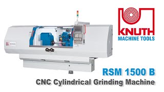 KNUTH CNC Cylindrical Grinding Machine [upl. by Ettennej]