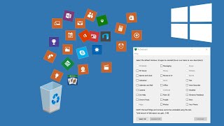 Uninstall Windows 10 Default apps  without command prompt [upl. by Rubi]