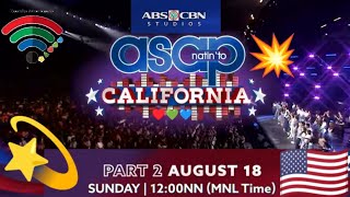 ASAP NATIN TO IN CALIFORNIA PART 2AUGUST 182024SUNDAY 12NN♥️💚💙 [upl. by Idyh]