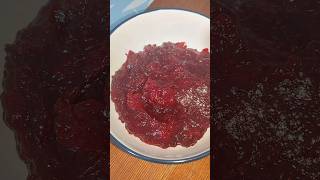 Mastering Cranberry jam only with 3 ingredients 🤤❣️ shorts shortsfeed jam cranberries viral [upl. by Adnima895]