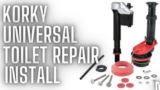 StepbyStep Guide  Korky Universal Toilet Repair  Flush Handle Upgrade [upl. by Kevina]