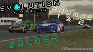 Evolution Sim Racing 2024 Season 4  Rounds 1 amp 2  Zolder [upl. by Gnoht871]