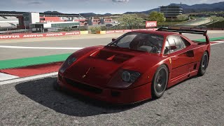 Assetto Corsa Ferrari F40 Competizione at Algarve Portimao 2023 [upl. by Althee]