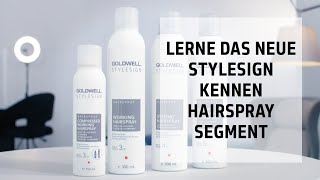 Lerne die Hairspray Styling Produkte kennen  StyleSign  Goldwell Education Plus [upl. by Meier]