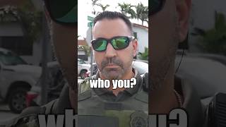 Harassment in Miami doesnt go Well police copdismissed shorts [upl. by Refitsirhc]