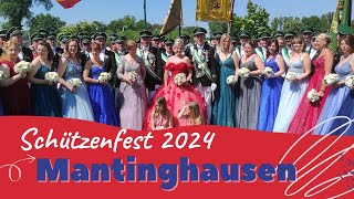 Schützenfest 2024 Mantinghausen [upl. by Nelleyram409]