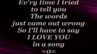 JIM CROCE  Ill Have To Say I Love You In A Song Lyrics [upl. by Agee]