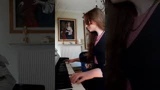 Howls Moving Castle Piano tiktok version Howlsmovingcastle piano tiktok anime [upl. by Devy]