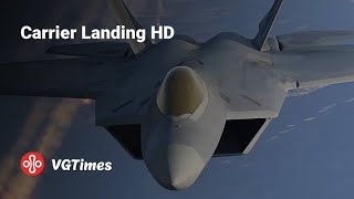 Carrier landing HD gameplay  2 F35 land on airport [upl. by Atthia120]