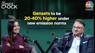 Understanding the New Emission Norms Impact and Players in the Genset Industry  N18V  CNBC TV18 [upl. by Naujek]