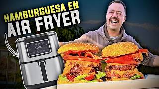 Hamburguesa XL ¡en la Air Fryer [upl. by Karrah465]