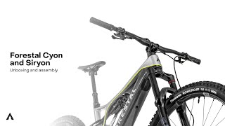 Forestal Cyon and Siryon unboxing and assembly  Forestal Bikes support [upl. by Arej]