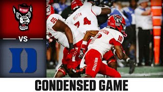 NC State vs Duke Condensed Game  2023 ACC Football [upl. by Alberto191]