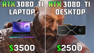 RTX 3080 Ti Laptop vs RTX 3080 Ti Desktop  8 Games Test [upl. by Dloreg946]