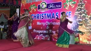 tamil christmas dance manavalen varaporaru [upl. by Rochella]